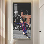 Lionel Messi Barcelona Career Highlights Wall Art