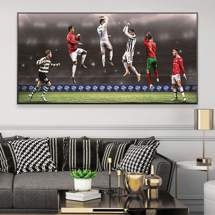 Cristiano Ronaldo SIUU Celebration Wall Art