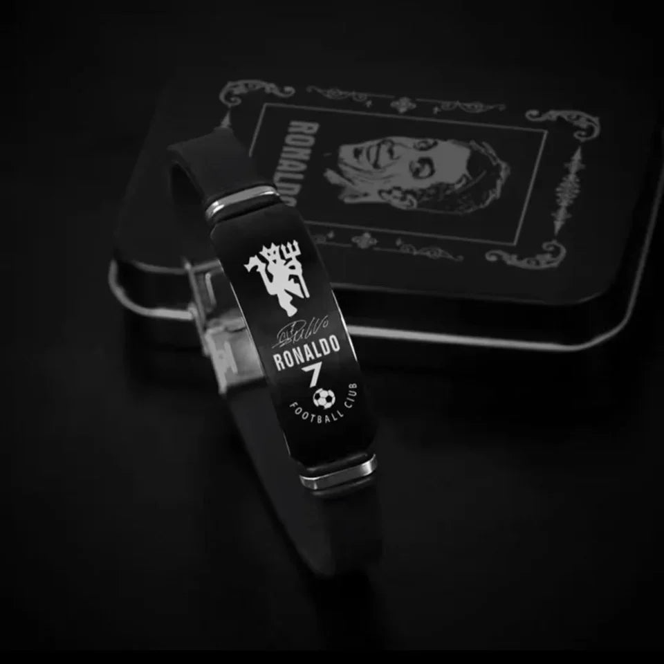 Football Star Wristbands — Ronaldo, Messi, Neymar & Mbappé