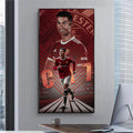 Cristiano Ronaldo CR7 Manchester United Football Wall Art