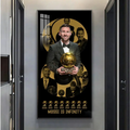 Lionel Messi Eight Ballon d'Or Awards Wall Art