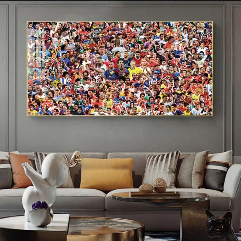 Football All-Stars — Horizontal 2:1 Wall Art, Series A