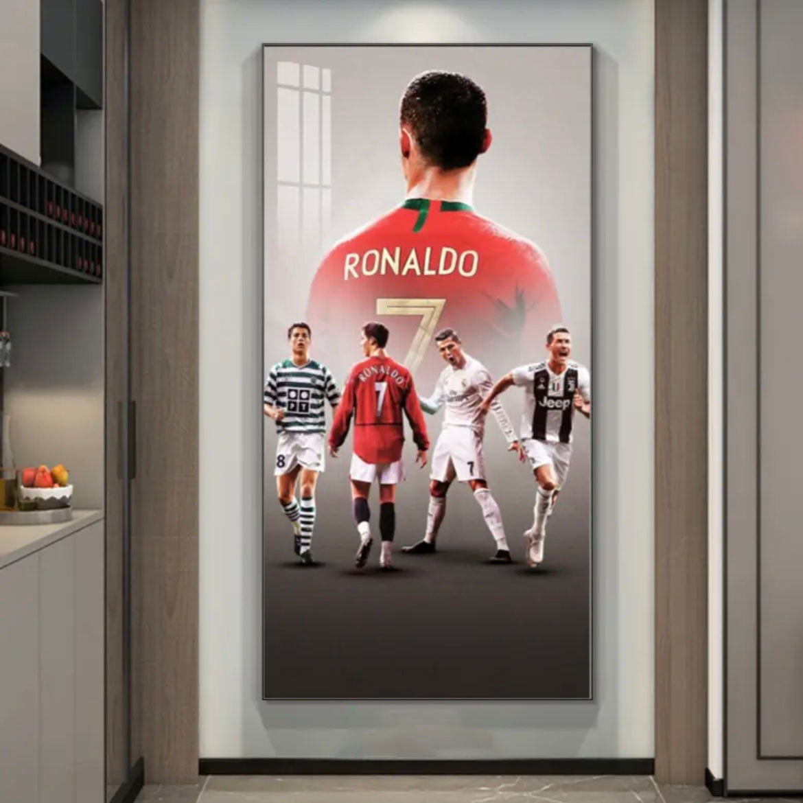 Cristiano Ronaldo Compilation - Vertical 1:2 Wall Art