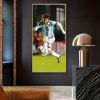 Lionel Messi Jersey Celebration Wall Art