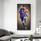Lionel Messi Jersey Celebration Wall Art