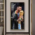 Lionel Messi Argentina 2022 World Cup Victory Wall Art