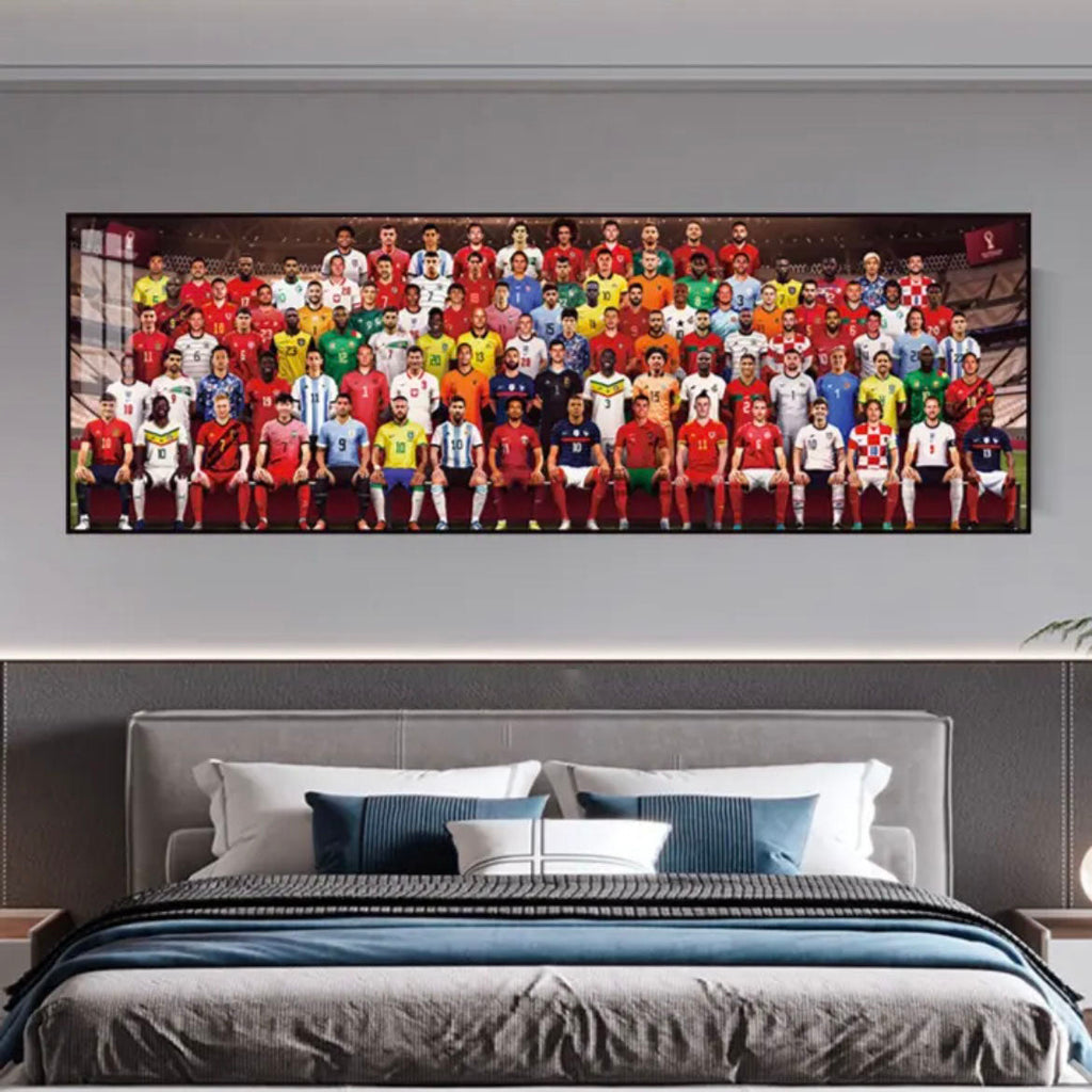 FIFA World Cup All-Stars — Horizontal 3:1 Wall Art