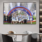 Lionel Messi 2024 Argentina Copa América Championship - Horizontal 3:2 Wall Art