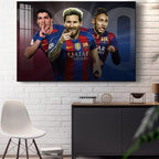 Real Madrid BBC vs Barcelona MSN — Horizontal 3:2 Wall Art