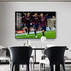 Real Madrid BBC vs Barcelona MSN — Horizontal 3:2 Wall Art