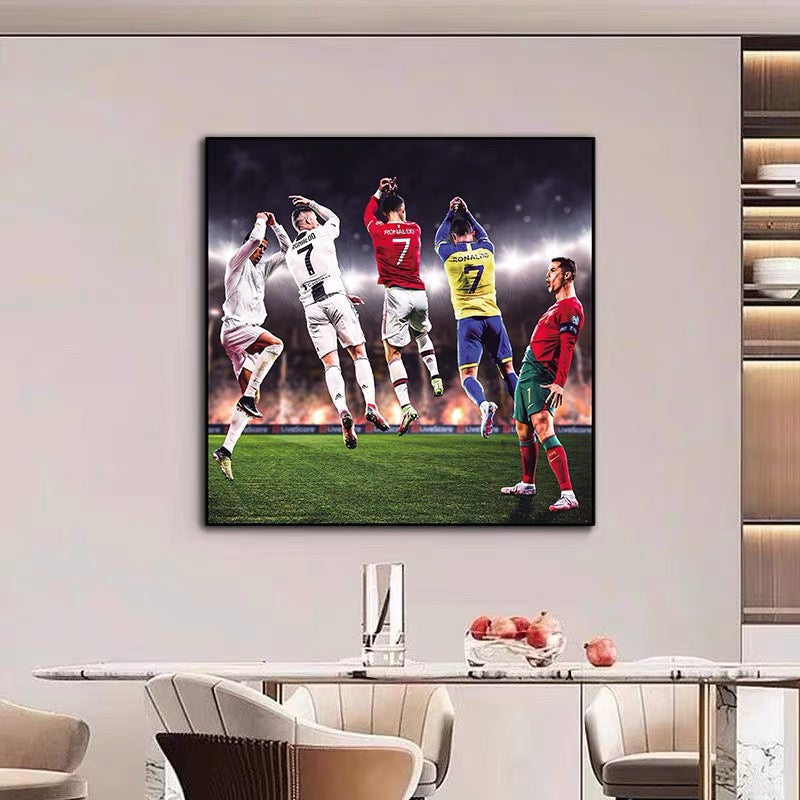 Cristiano Ronaldo 'SIU' 1:1 Wall Art