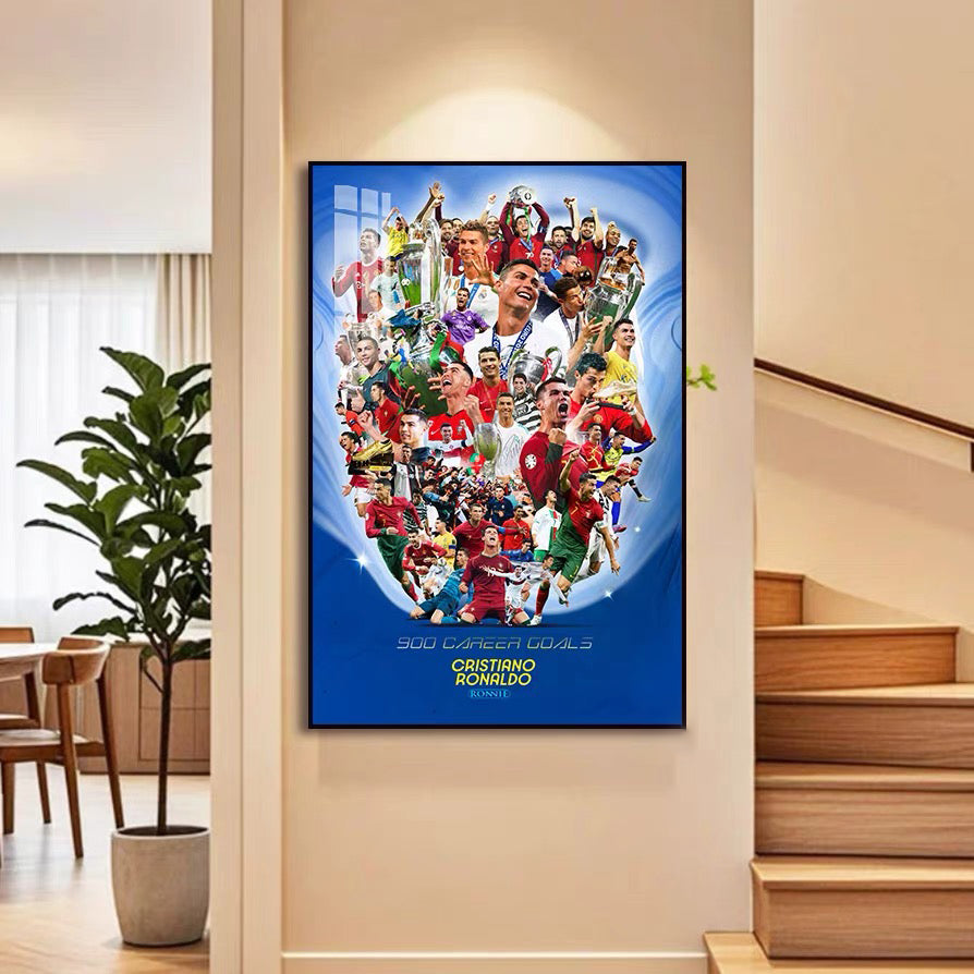 Cristiano Ronaldo Portugal & Real Madrid — Vertical 2:3 Wall Art
