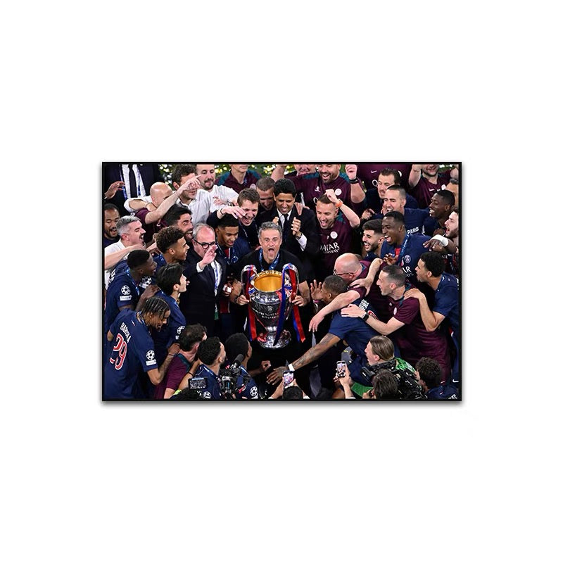 Luis Enrique & Paris Saint-Germain 2025 Champions League Wall Art