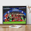 Real Madrid, Barcelona, Manchester United, Liverpool - Champions League Wall Art