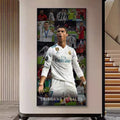 Cristiano Ronaldo Career Timeline Wall Art