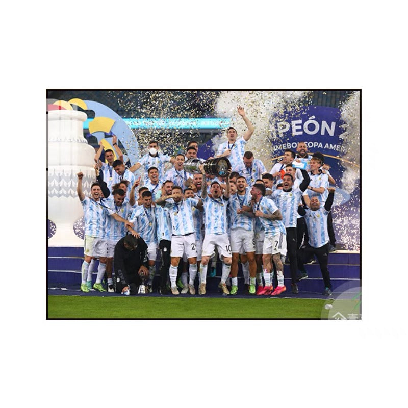 Lionel Messi 2024 Argentina Copa América Championship - Horizontal 3:2 Wall Art