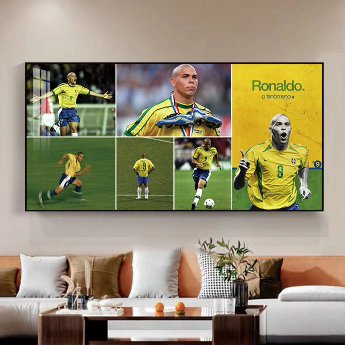 R9 Ronaldo Nazário - Horizontal 2:1 Wall Art