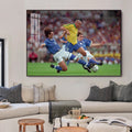R9 Ronaldo Nazário “Century Double-Slide Tackle” - Horizontal 3:2 Wall Art