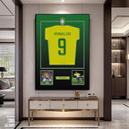 R9 Ronaldo Nazário Jersey Wall Art