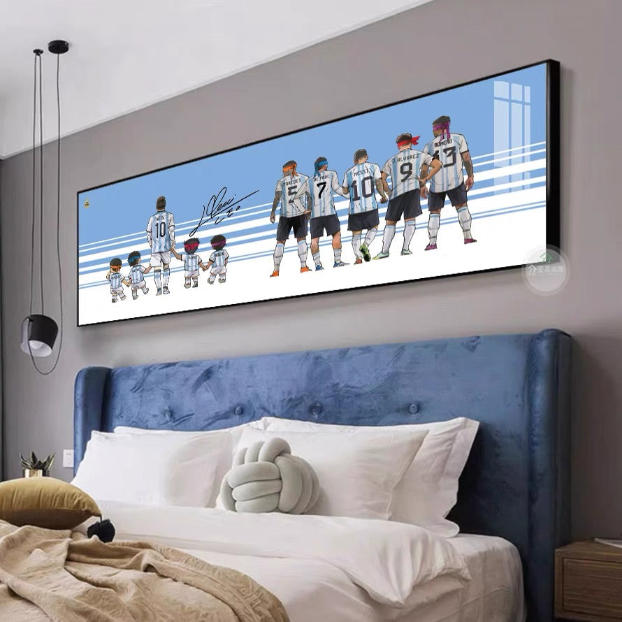 Lionel Messi Argentina 2022 World Cup - Horizontal 3:1 Wall Art