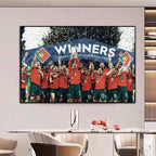 Cristiano Ronaldo – 2025 Nations League Champion with Portugal 2:3 Wall Art