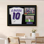 Roberto Baggio Football Wall Art, Series B