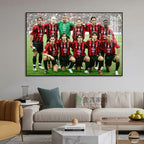 AC Milan 2003 Team Photo — Inzaghi & Kaká Wall Art