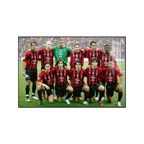 AC Milan 2003 Team Photo — Inzaghi & Kaká Wall Art