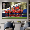 Euro 2024 National Teams — Spain, England & Portugal Wall Art