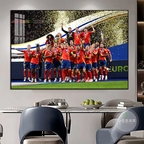 Euro 2024 National Teams — Spain, England & Portugal Wall Art
