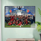 Euro 2024 National Teams — Spain, England & Portugal Wall Art