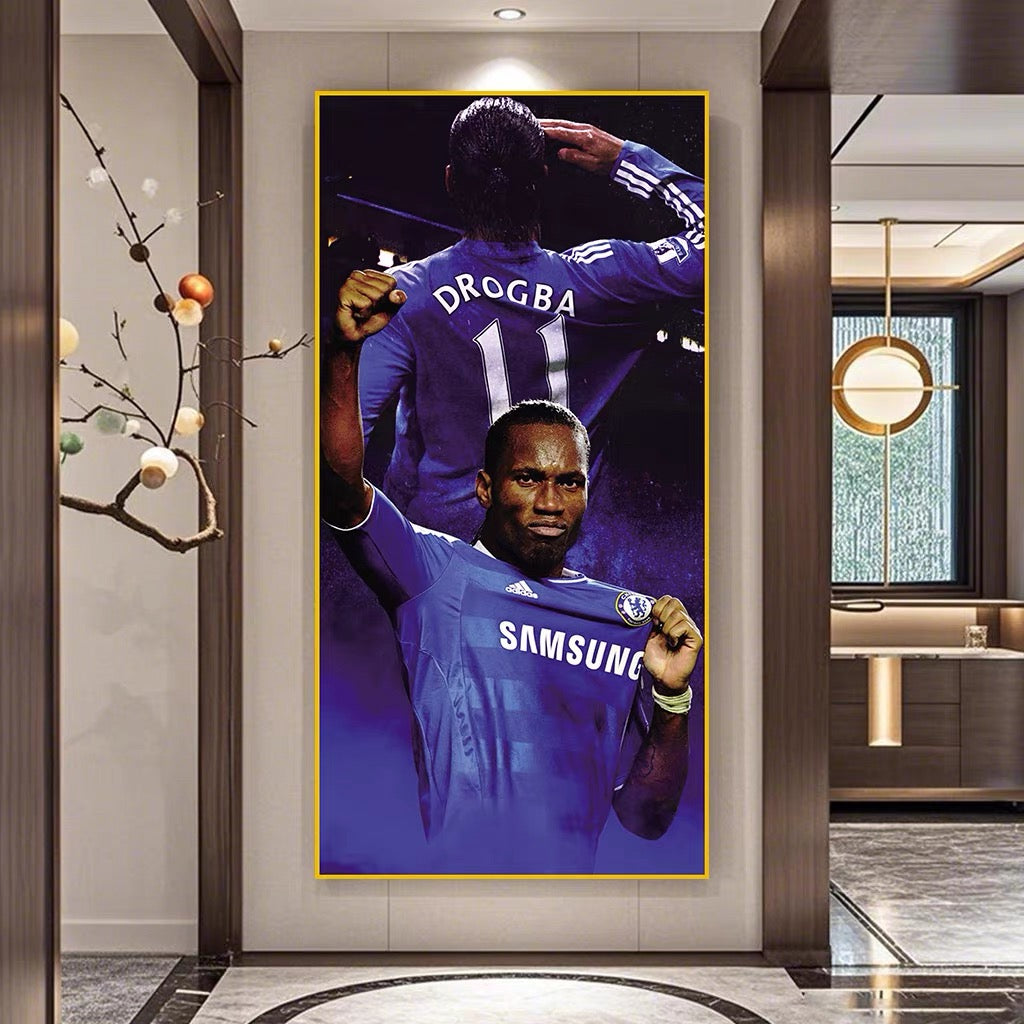 Didier Drogba Chelsea Wall Art