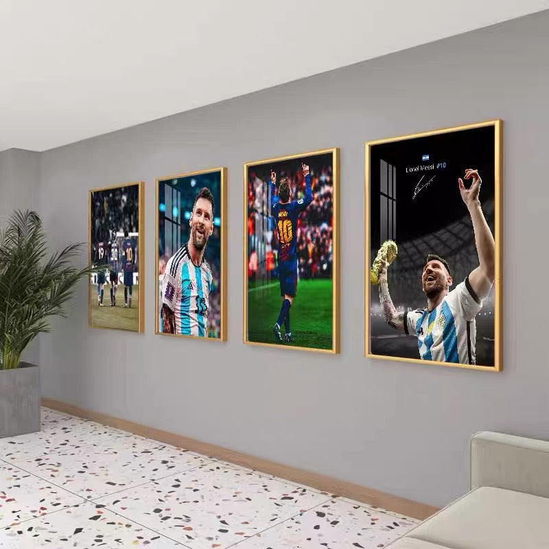 Lionel Messi Football Wall Art
