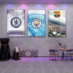 European Football Club Crest Wall Art
