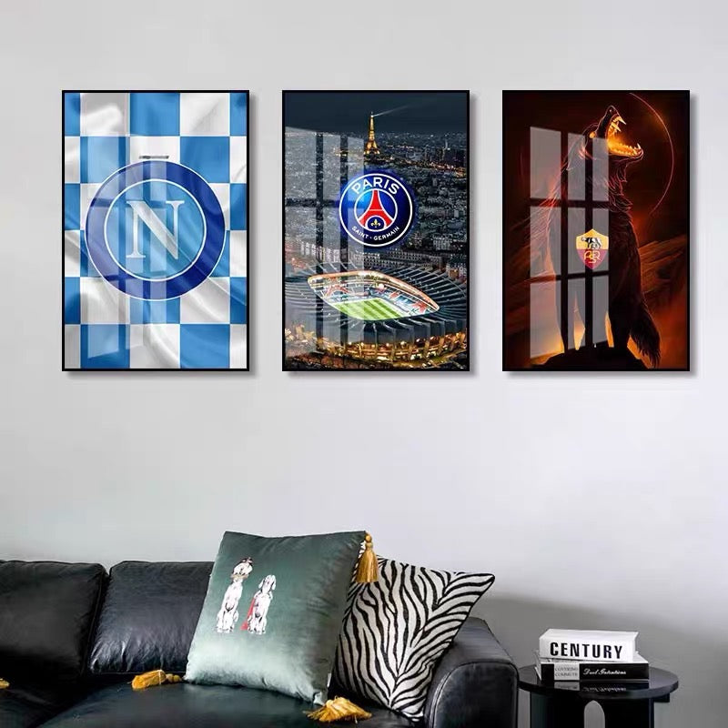 European Football Club Crest Wall Art