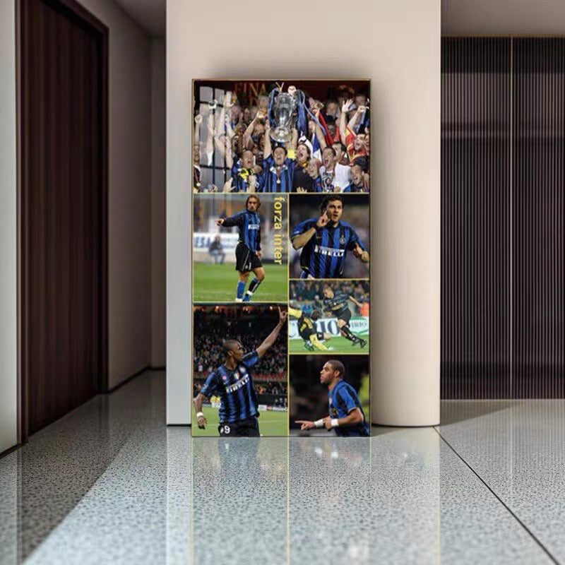 Inter Milan Strikers — Batistuta & Ronaldo Wall Art