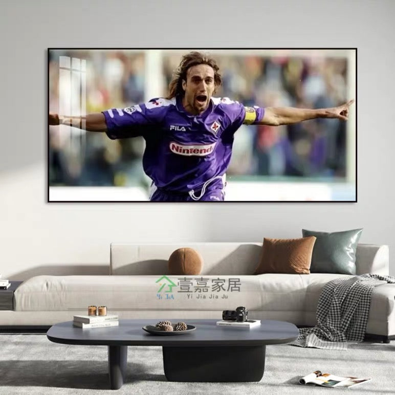 Gabriel Batistuta Fiorentina & Argentina Wall Art
