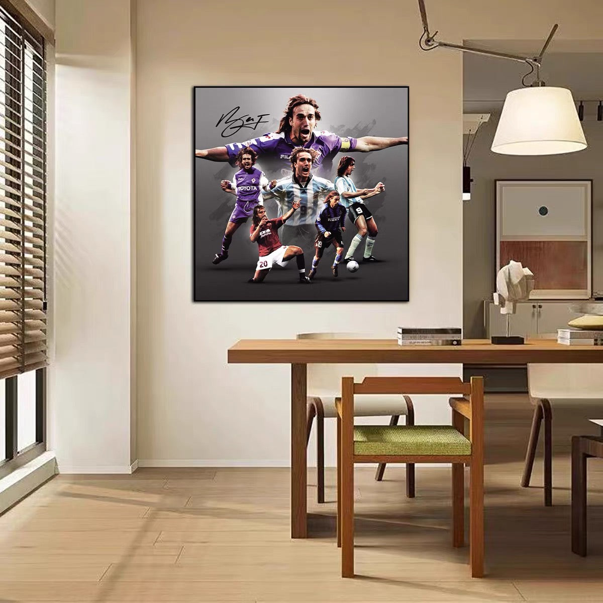 Gabriel Batistuta Football Legend Wall Art