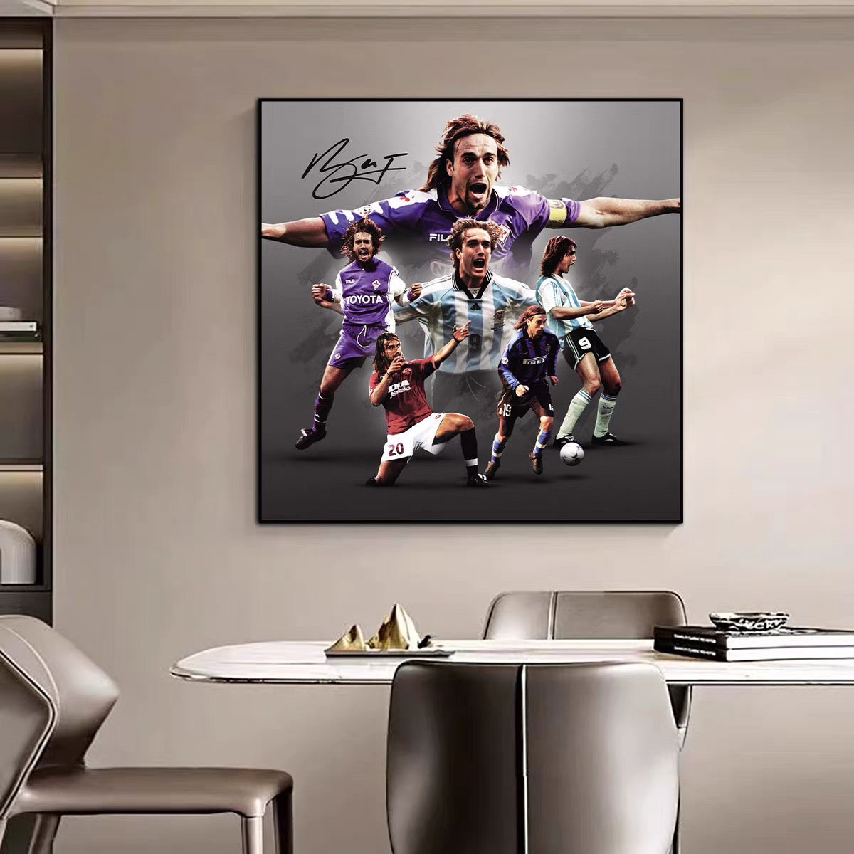 Gabriel Batistuta Football Legend Wall Art