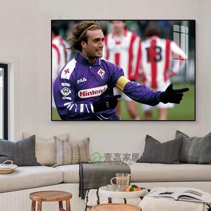 Gabriel Batistuta Fiorentina Wall Art