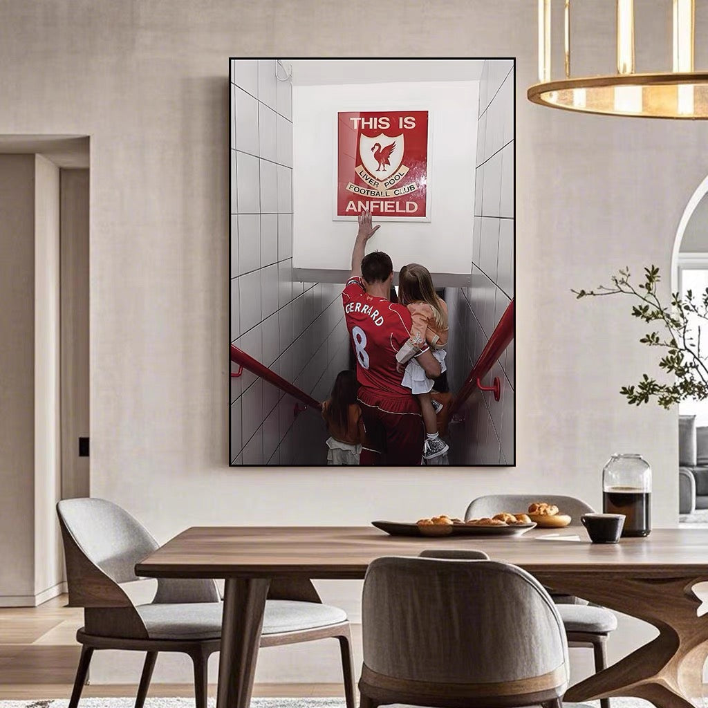 Steven Gerrard Liverpool Legend Wall Art
