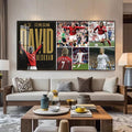 David Beckham Football Icon Wall Art