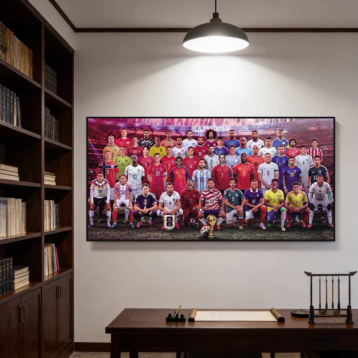 2026 World Cup Superstars — Messi & Ronaldo Wall Art