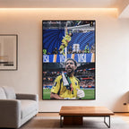 Vozinha Cape Verde Goalkeeper Save Wall Art