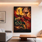 Cristiano Ronaldo 2026 World Cup Last Dance Wall Art