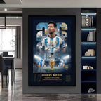 2026 World Cup Superstars — Messi, Mbappé, Yamal, Neymar & Haaland Wall Art