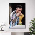 Lionel Messi 2022 World Cup & Ballon d'Or Wall Art