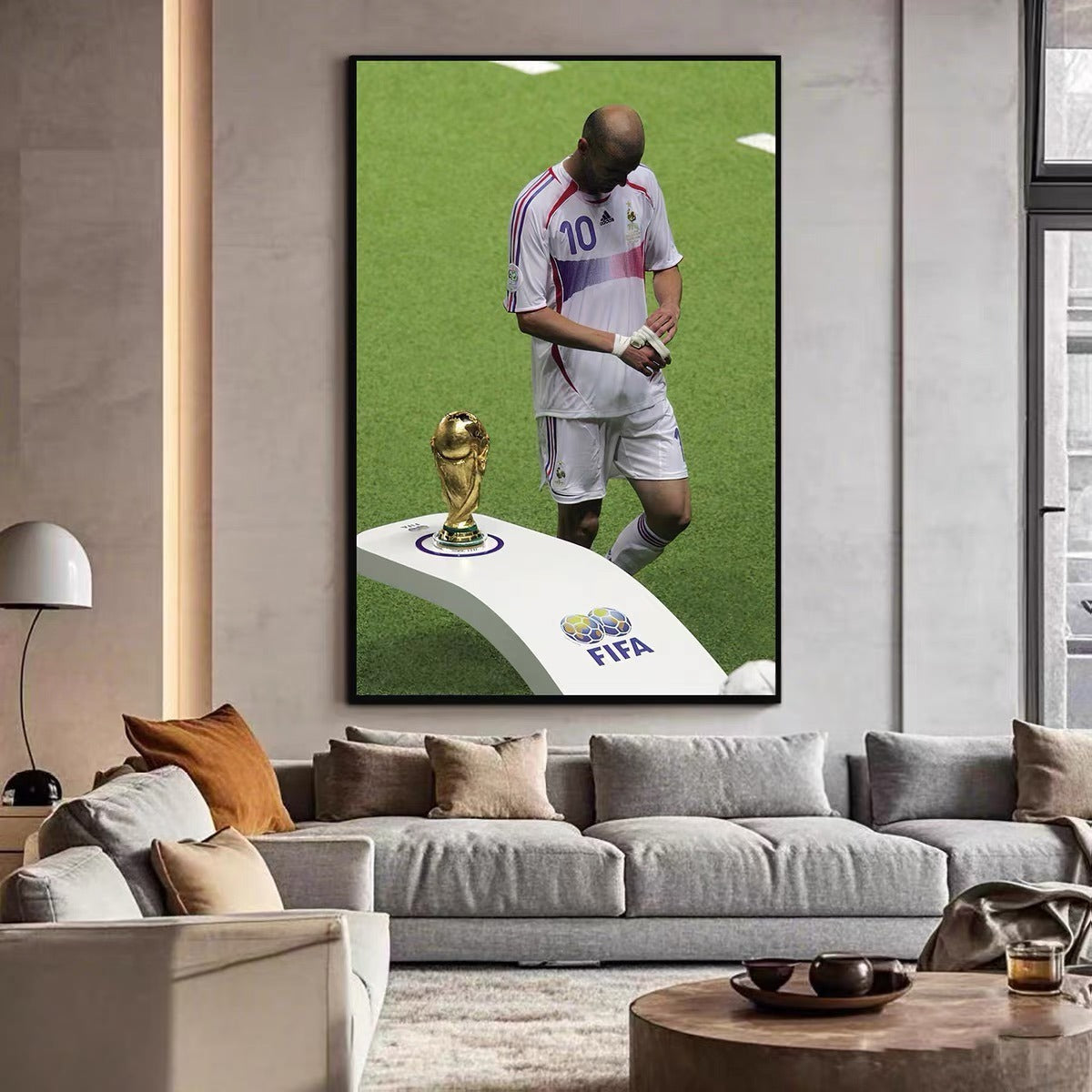 Zinedine Zidane 2006 World Cup Wall Art