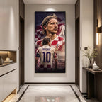 Luka Modrić Croatia National Team World Cup Wall Art