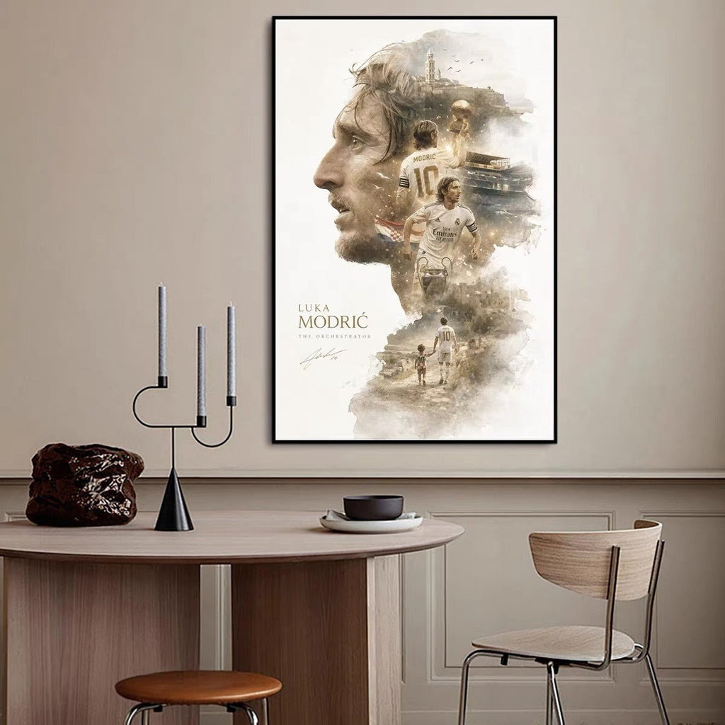 Luka Modrić Real Madrid & Croatia Wall Art, Series A